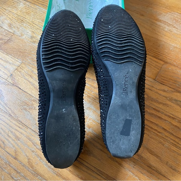 ❌SOLD❌EUC Hanuko Suede Rhinestone Slip-Ons Women Sz 9.5 - Picture 3 of 6